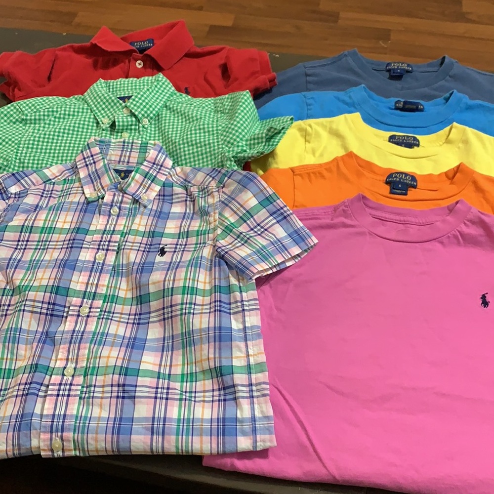 Boys Size 6 Short Sleeve Ralph Lauren Lot